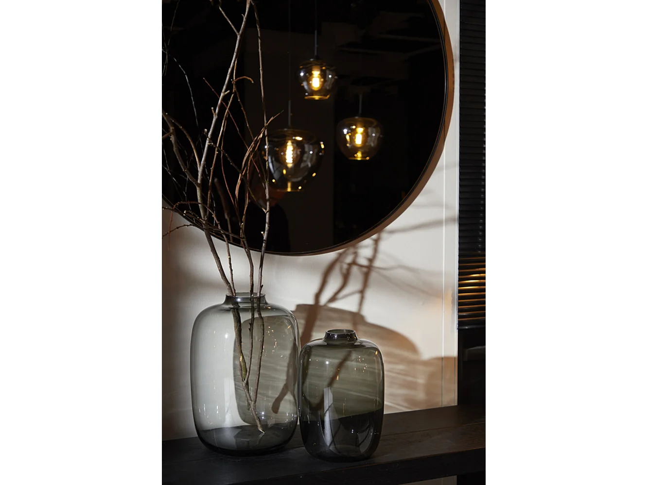 Espejo ESPEJO - 116x1,5x116cm - Negro