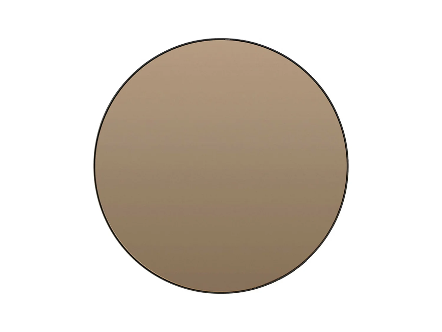 Spiegel ESPEJO - 116x1,5x116cm - Schwarz