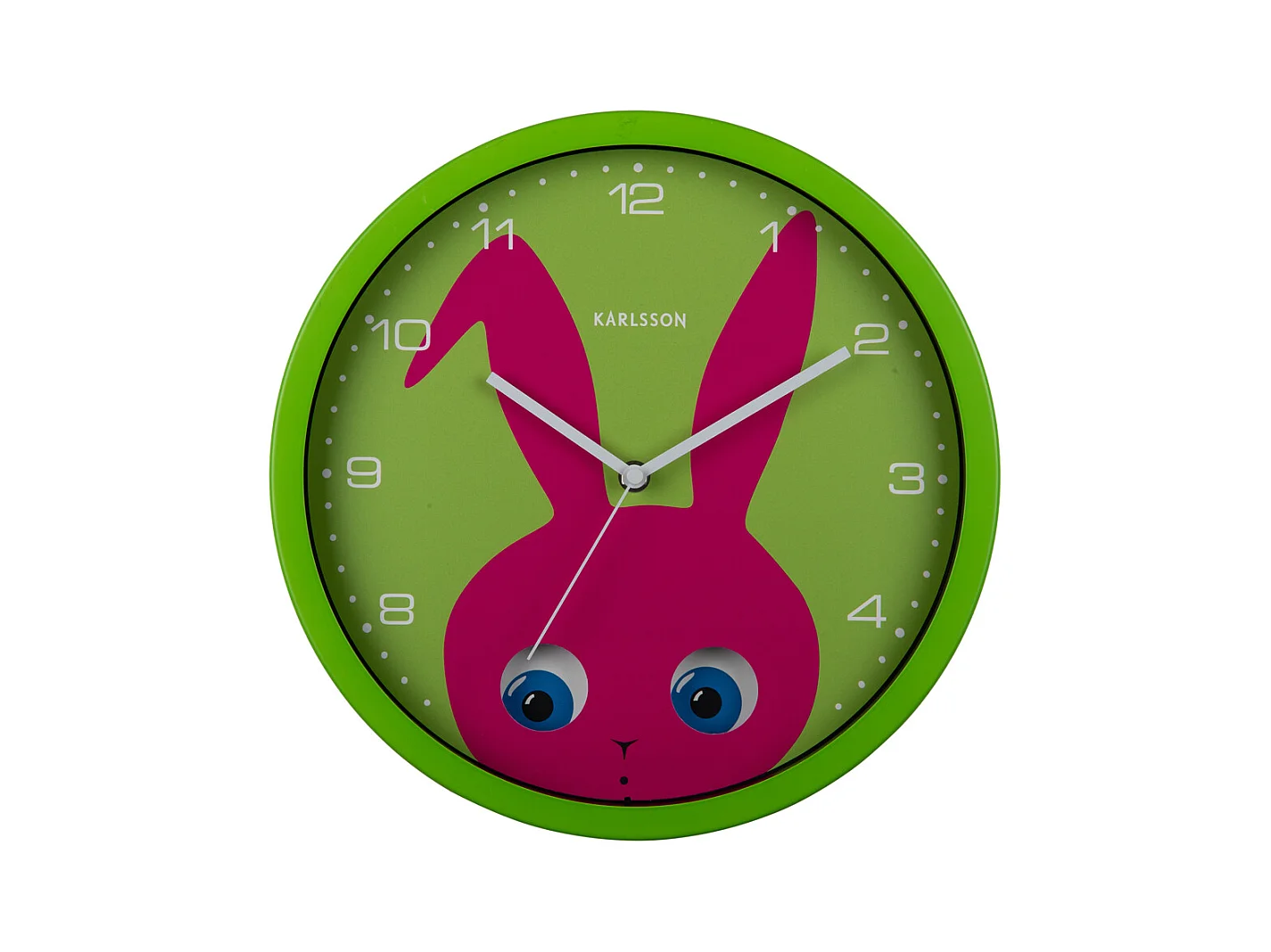 Horloge murale Coccinelle Peekaboo - Vert - Ø30,8cm