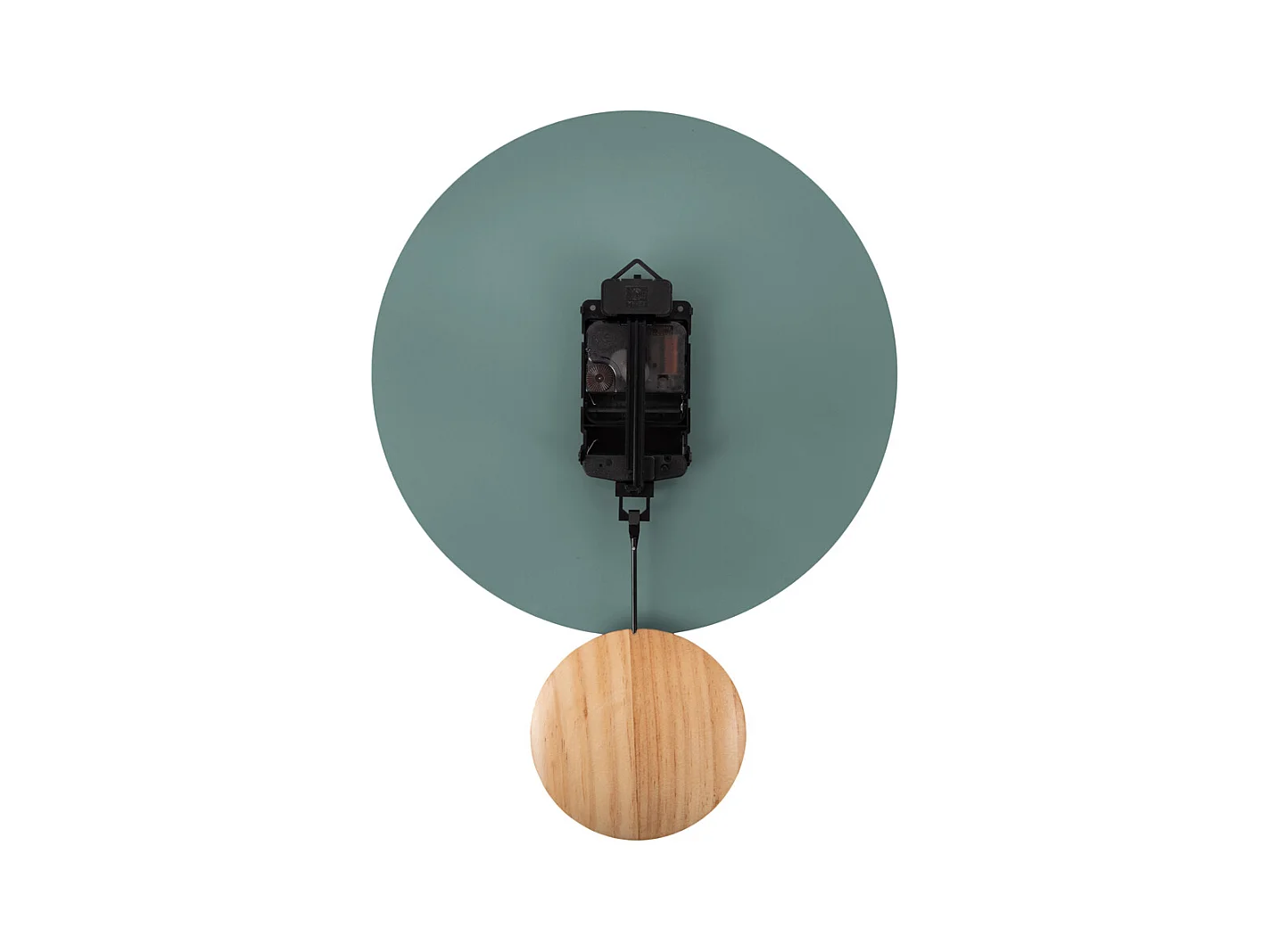 Wanduhr Arlo Pendel - Jadegrün - Ø30cm