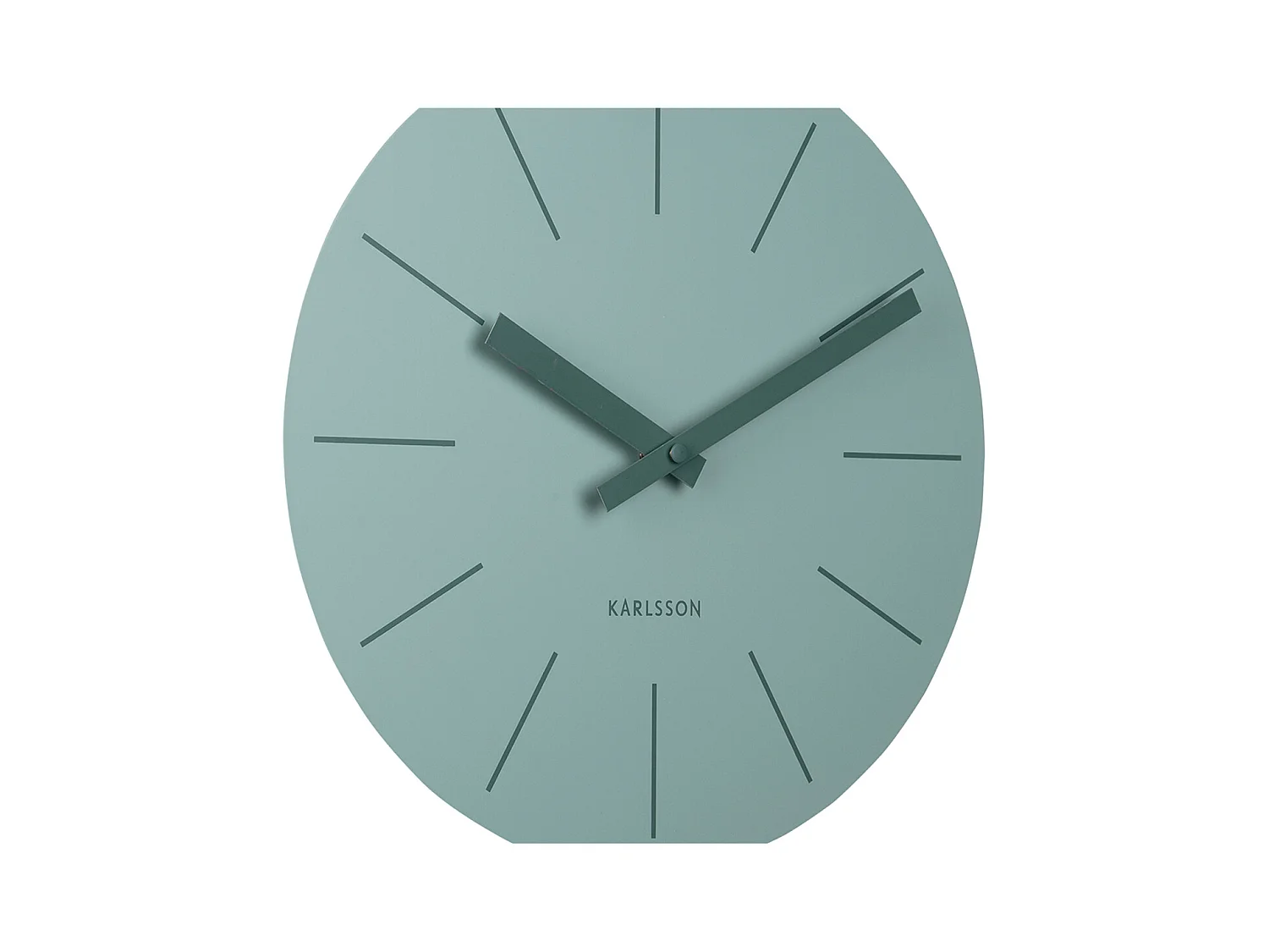 Wanduhr Arlo Pendel - Jadegrün - Ø30cm