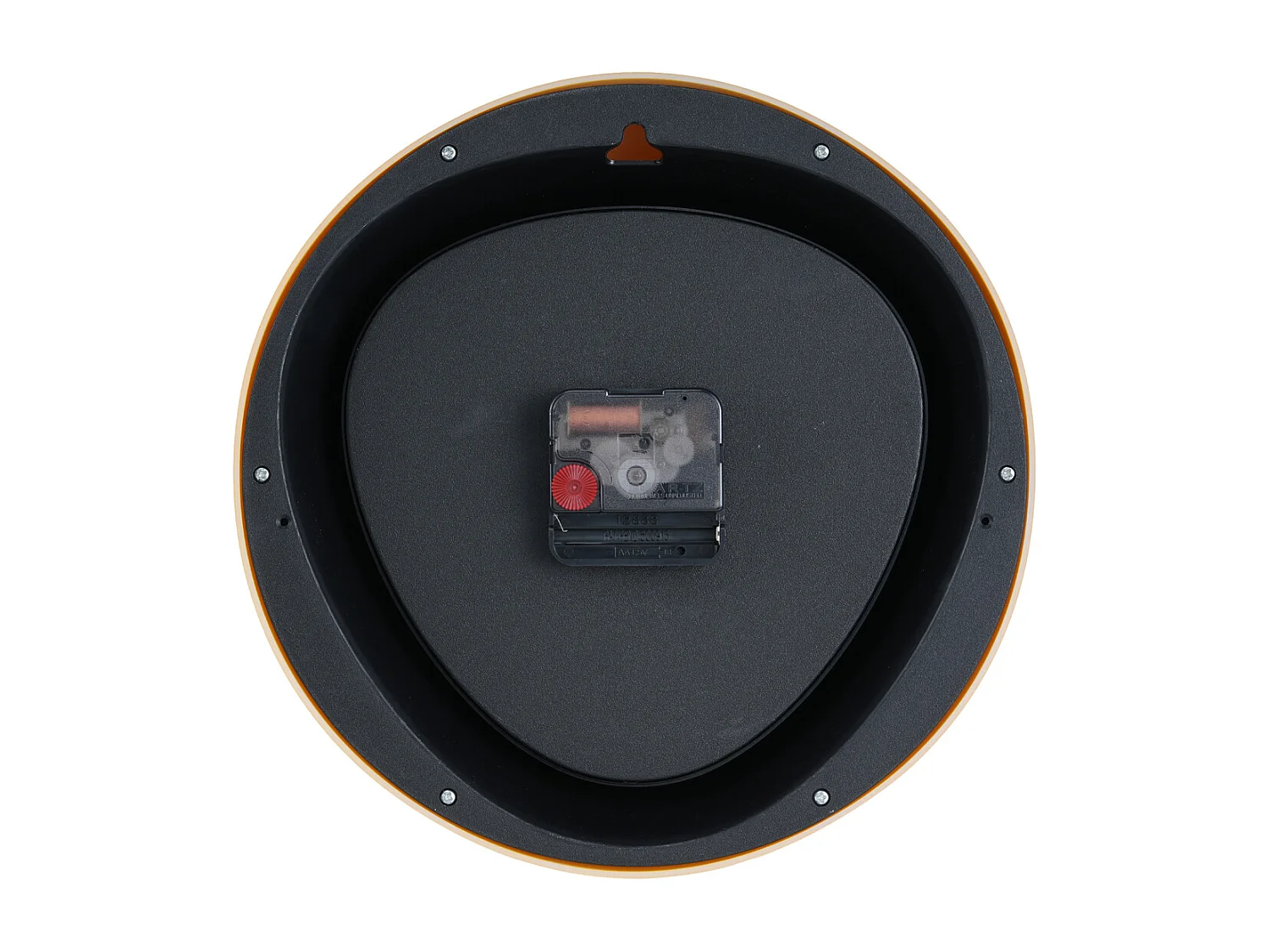 Horloge murale Funky Vibes - Jaune vif - Ø25,5 cm