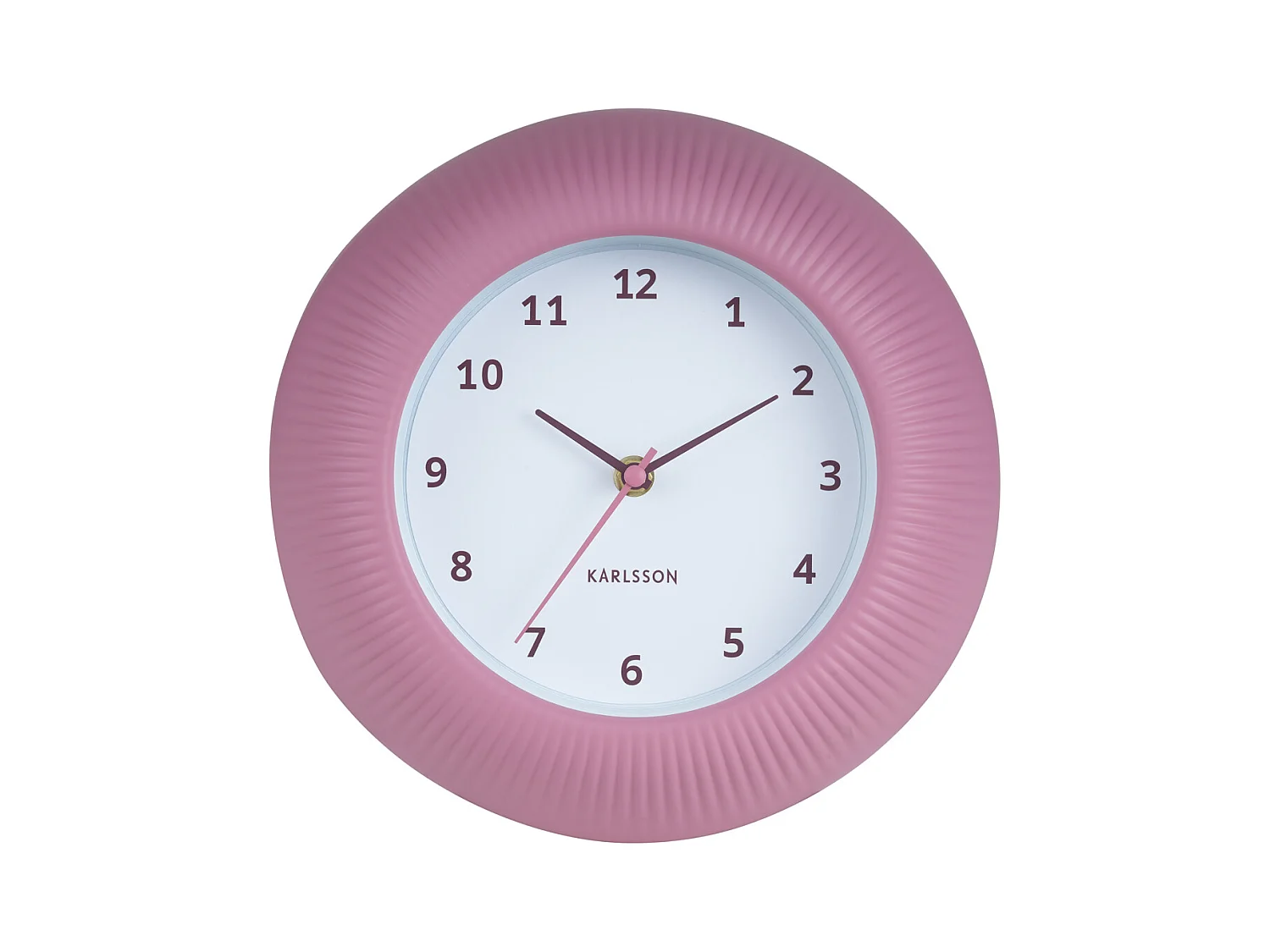 Horloge murale Tender Rib - Rose tan - Ø25cm