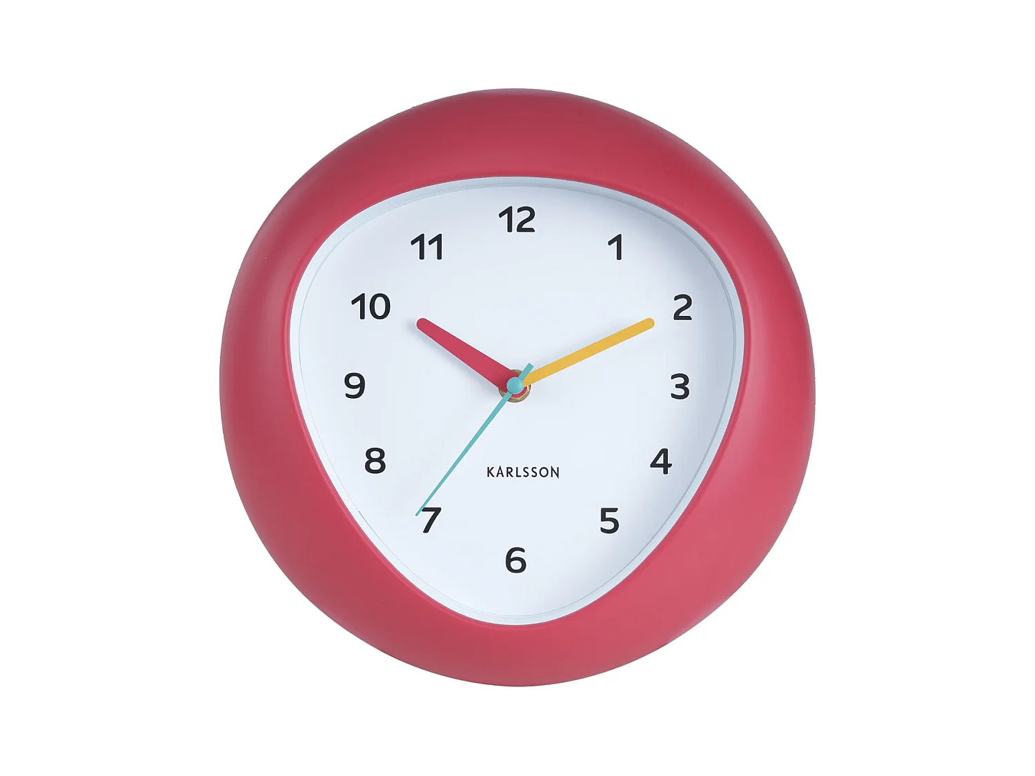 Horloge murale Funky Vibes - Rouge écarlate - Ø25,5cm