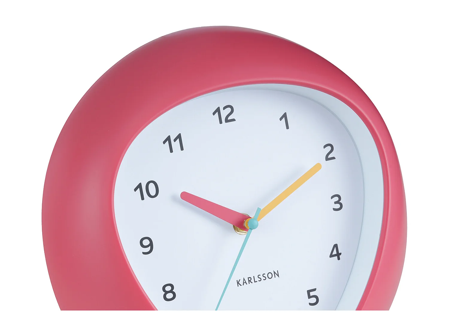 Horloge murale Funky Vibes - Rouge écarlate - Ø25,5cm