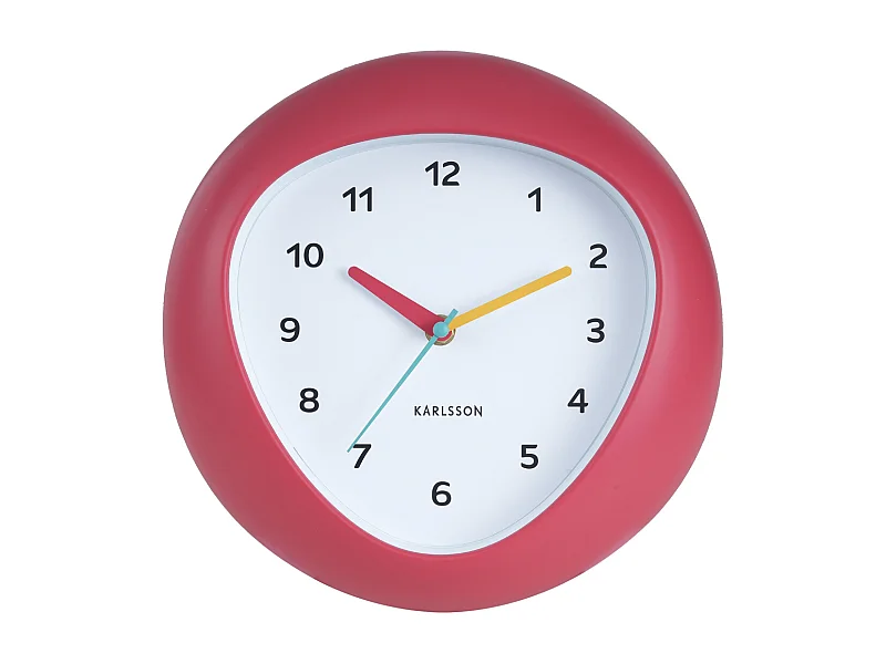 Horloge murale Funky Vibes - Rouge écarlate - Ø25,5cm