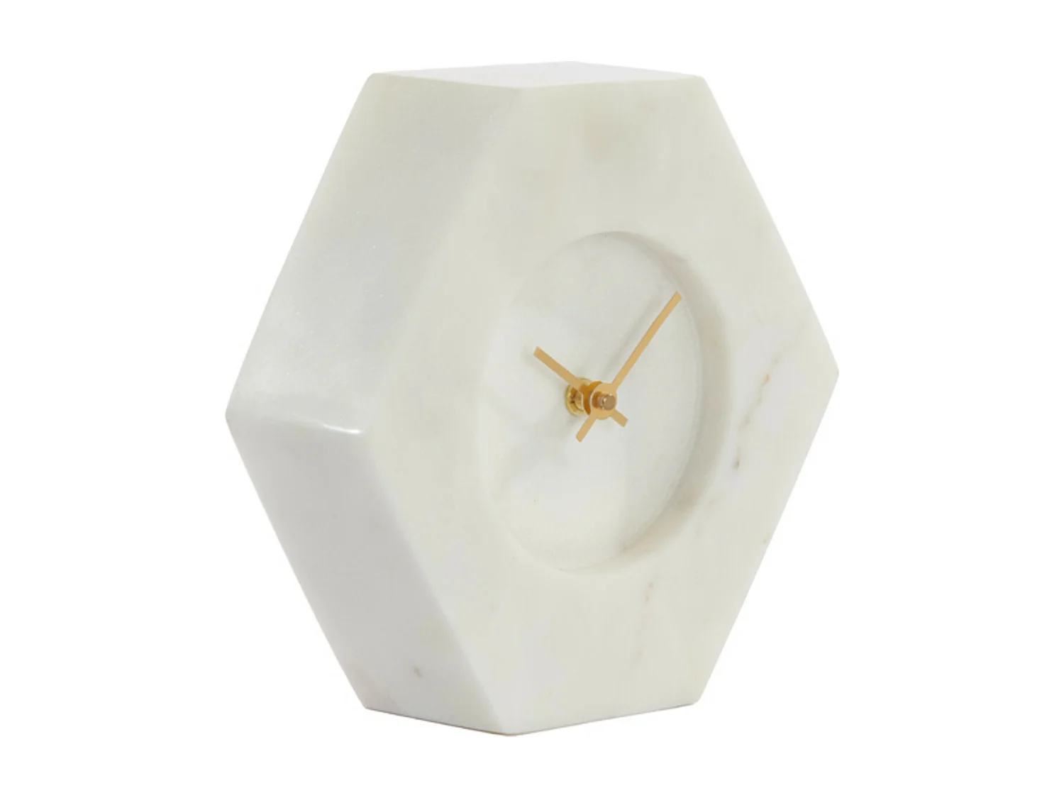 Uhr CHERE - 19x6,5x19cm - Weiß