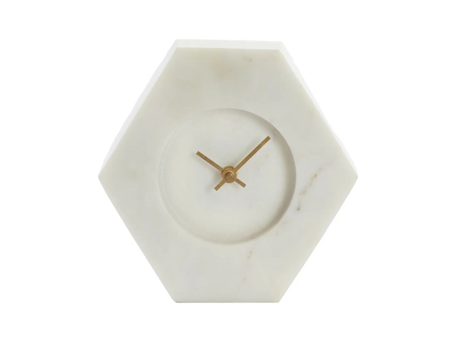 Horloge CHERE - 19x6,5x19cm - Blanc