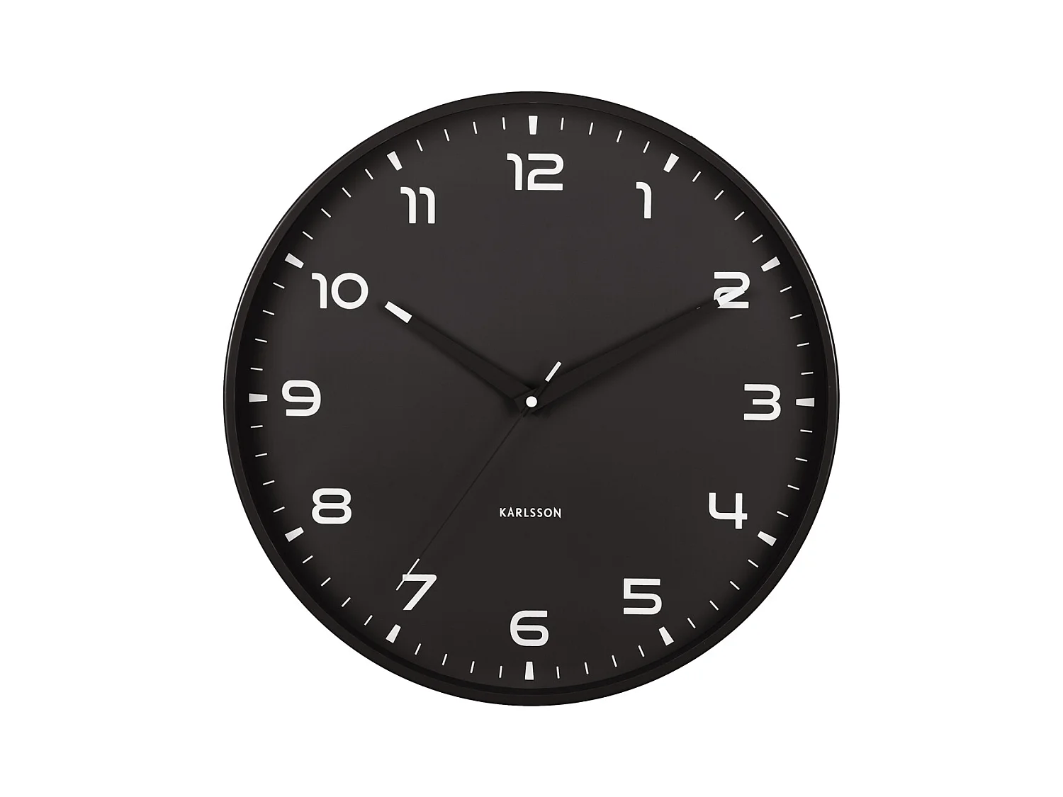 Horloge murale Orgullo - Noir - Ø40cm