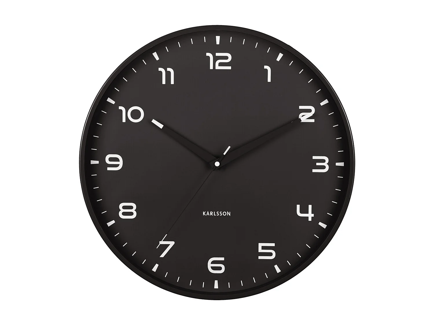 Horloge murale Orgullo - Noir - Ø40cm
