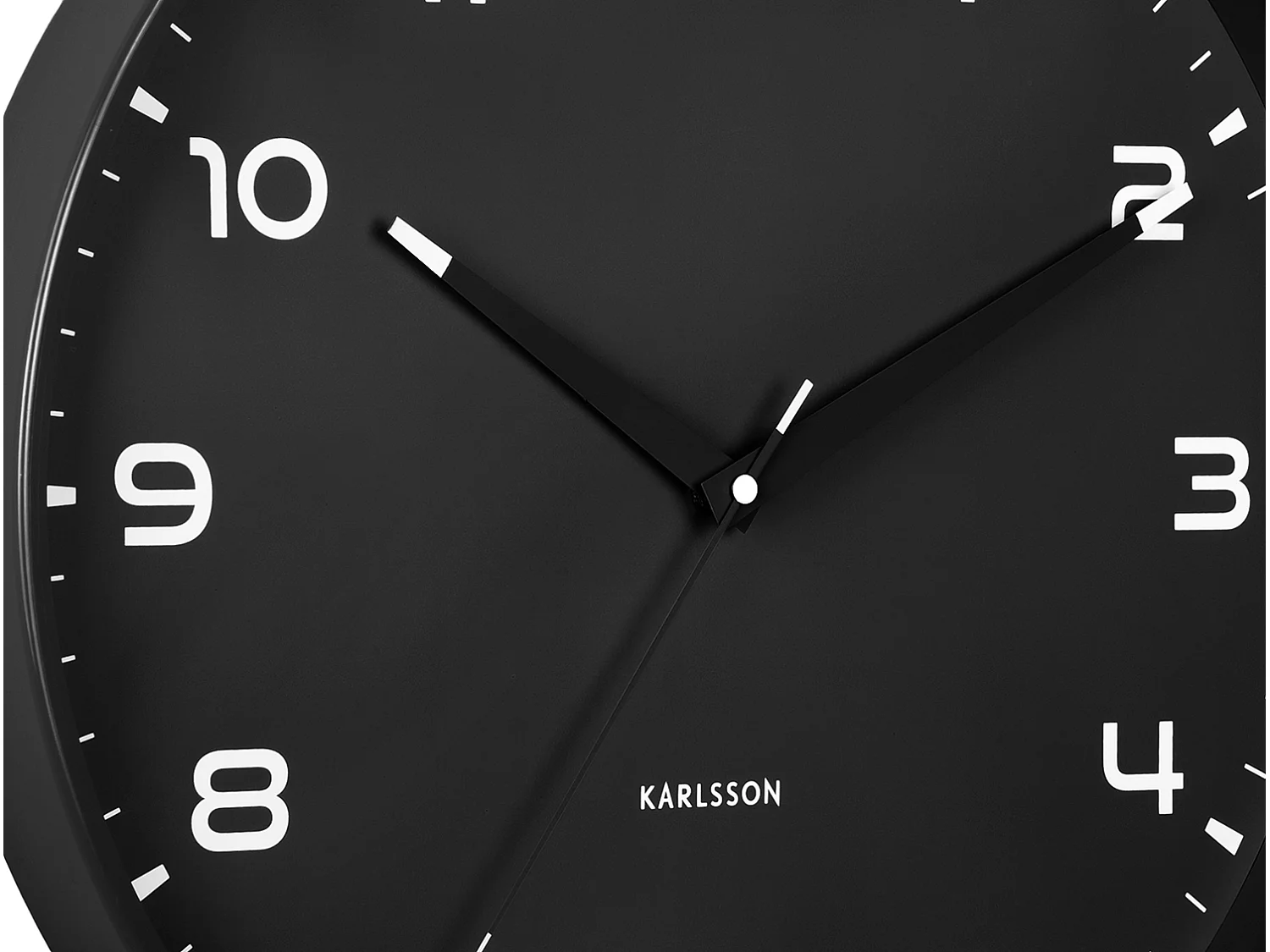 Horloge murale Orgullo - Noir - Ø40cm