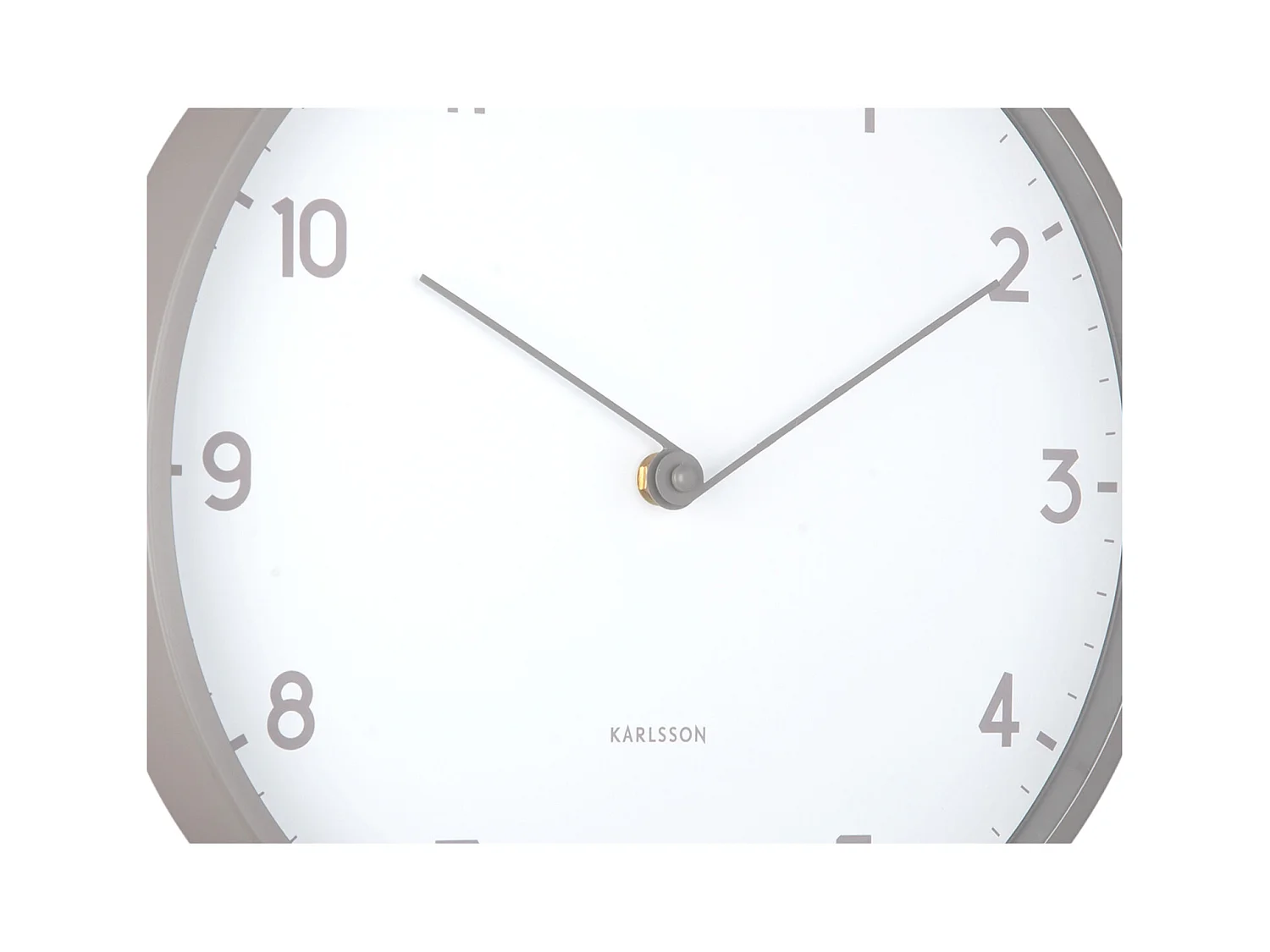 Horloge murale Sencillez - Gris foncé - Ø30cm