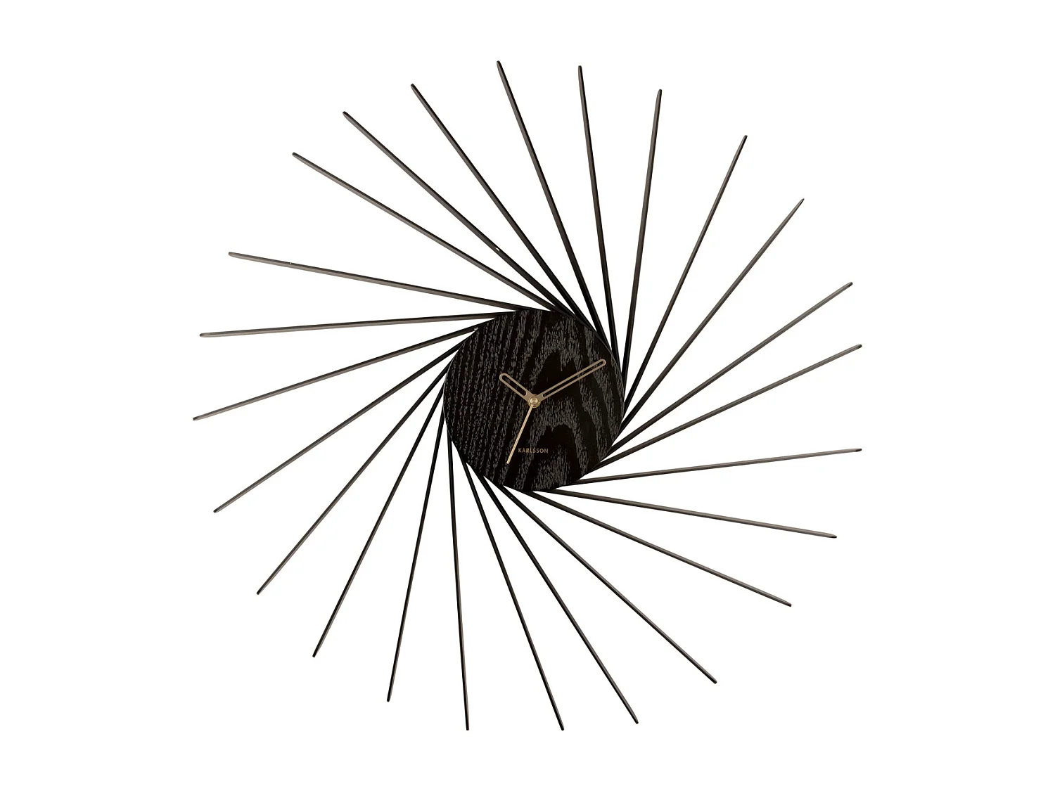 Wanduhr Helix XL - Schwarz - Ø68cm