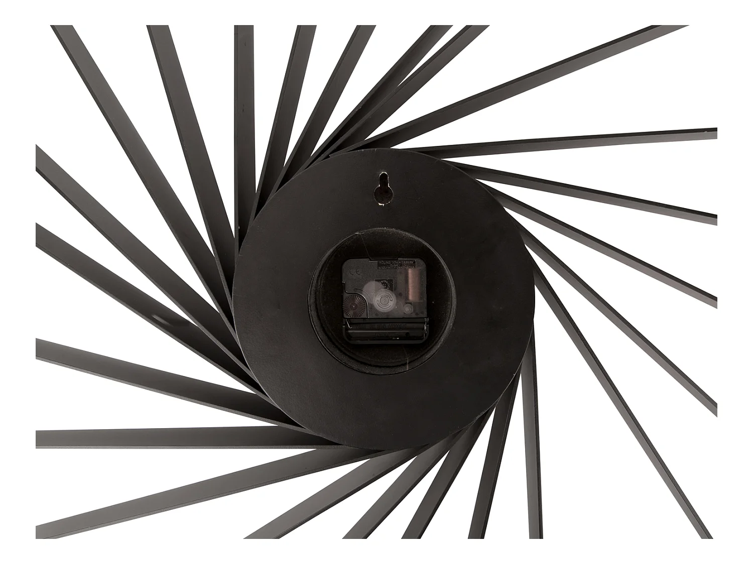 Wanduhr Helix XL - Schwarz - Ø68cm