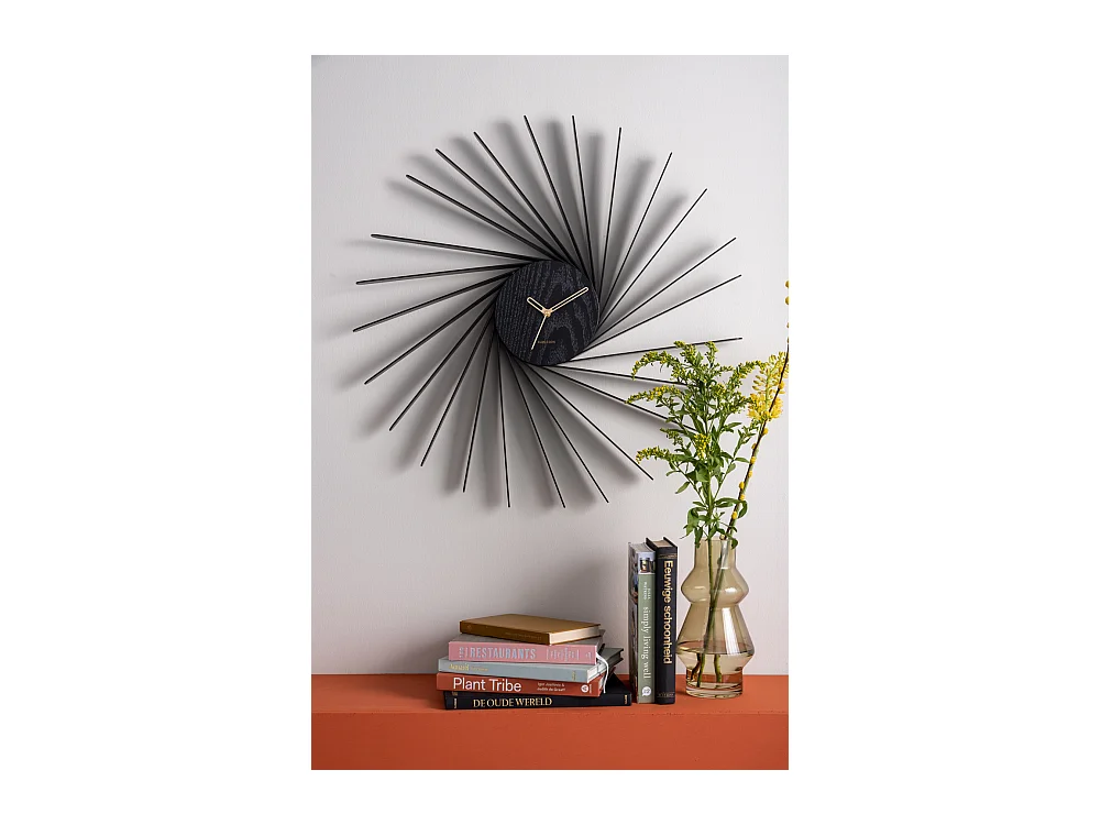 Wanduhr Helix XL - Schwarz - Ø68cm