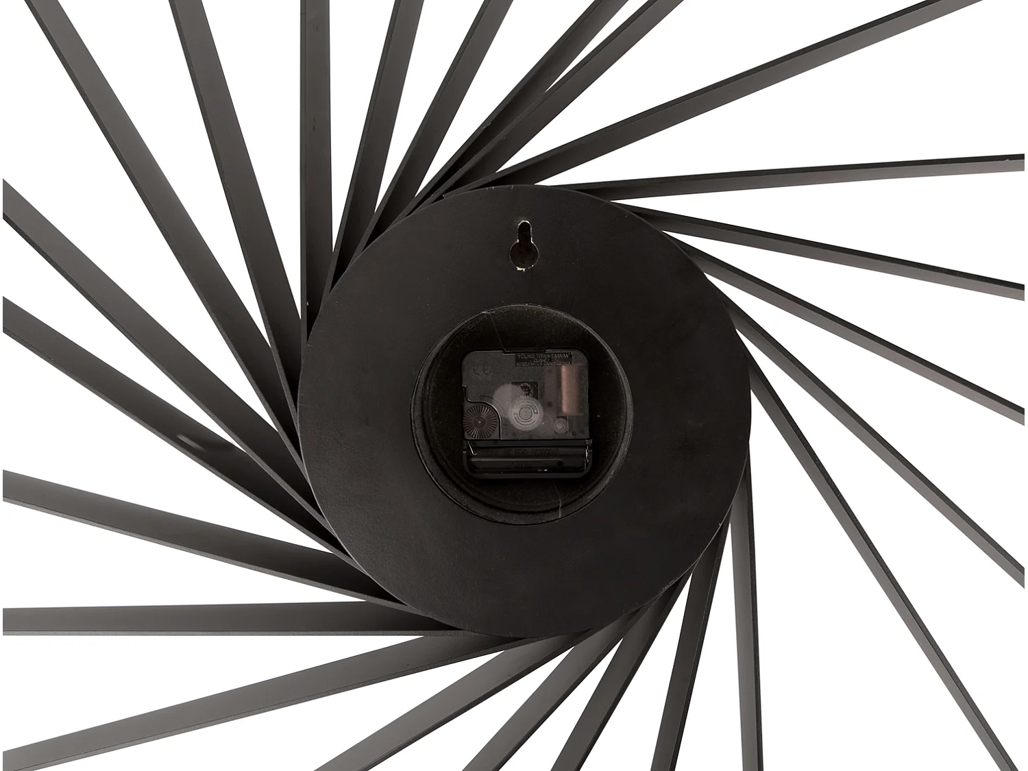 Horloge murale Helix XL - Noir - Ø68cm