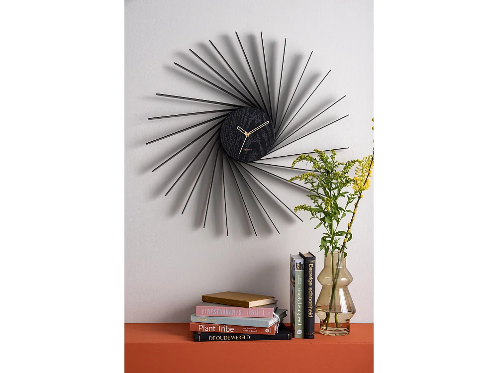 Horloge murale Helix XL - Noir - Ø68cm