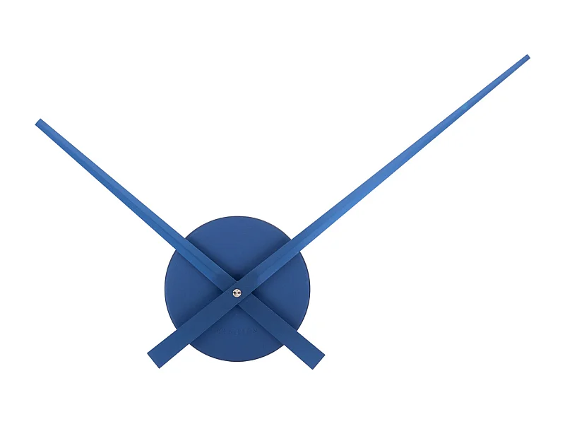 Wandklok Little Big Time Mini Metallic - Metallic dark blue- Ø41cm