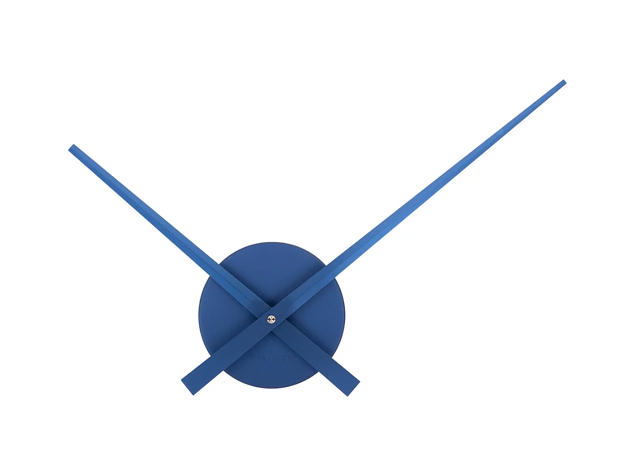 Horloge murale Little Big Time Mini Metallic - Bleu foncé métallisé - Ø41cm