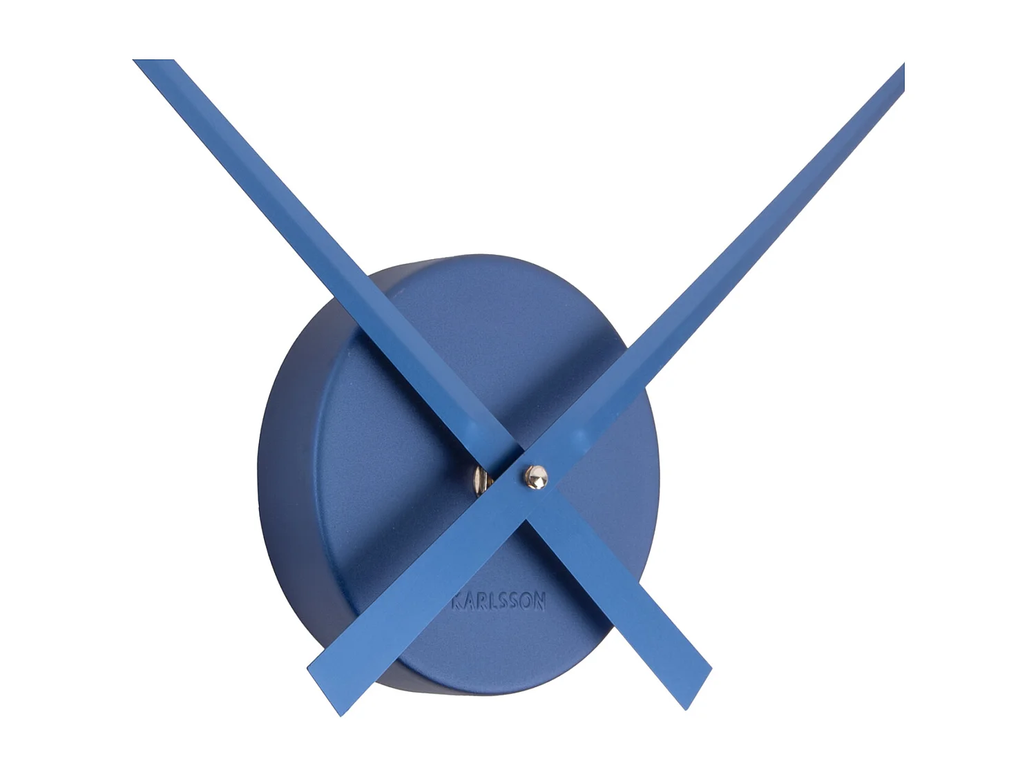 Horloge murale Little Big Time Mini Metallic - Bleu foncé métallisé - Ø41cm