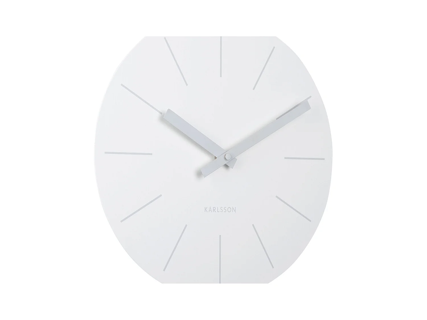 Wanduhr Arlo Pendel - Weiß - Ø30cm