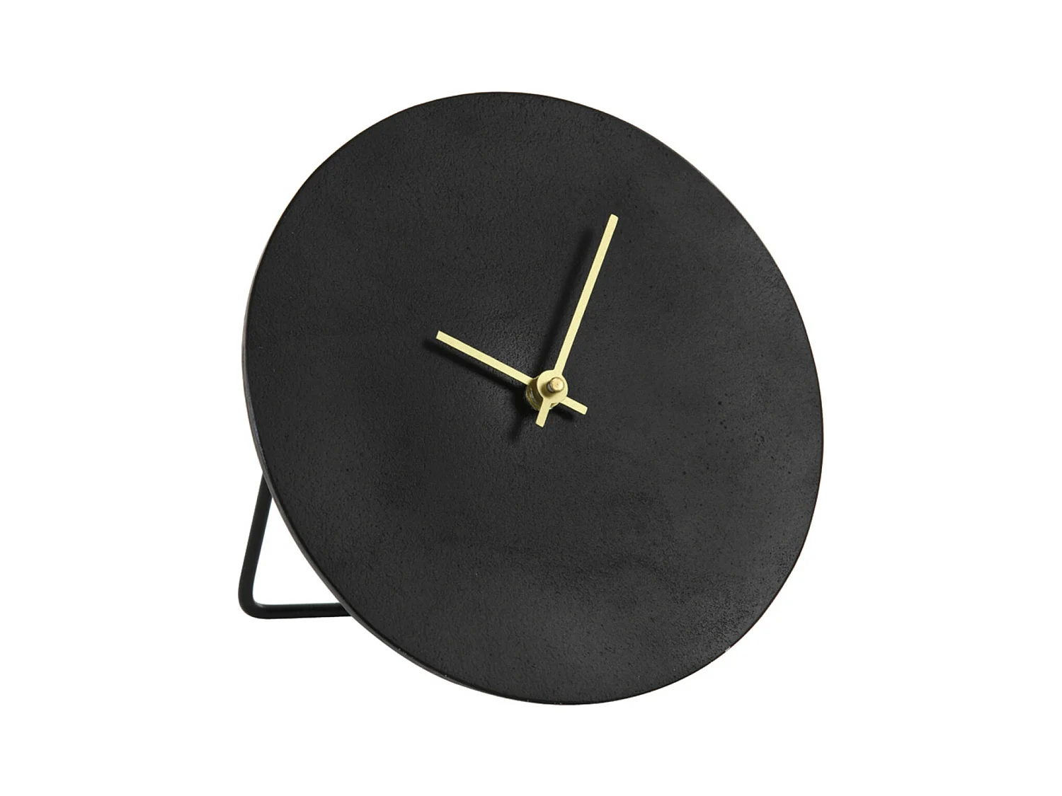 Klok LICOLA - 20x0.5x20cm - Zwart