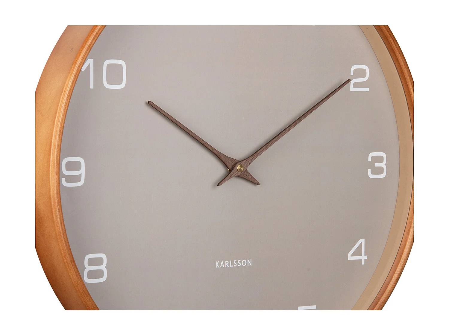 Horloge murale Acento - Gris clair - Ø40cm