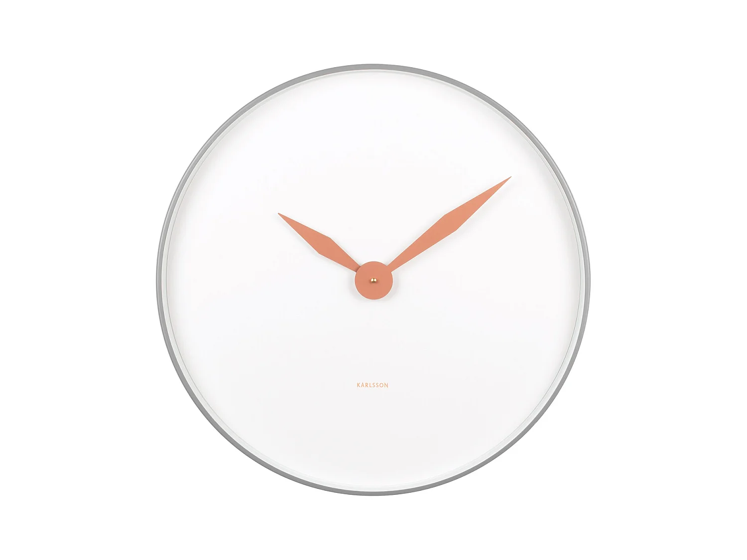 Wanduhr Albatross - Grau - Ø50cm