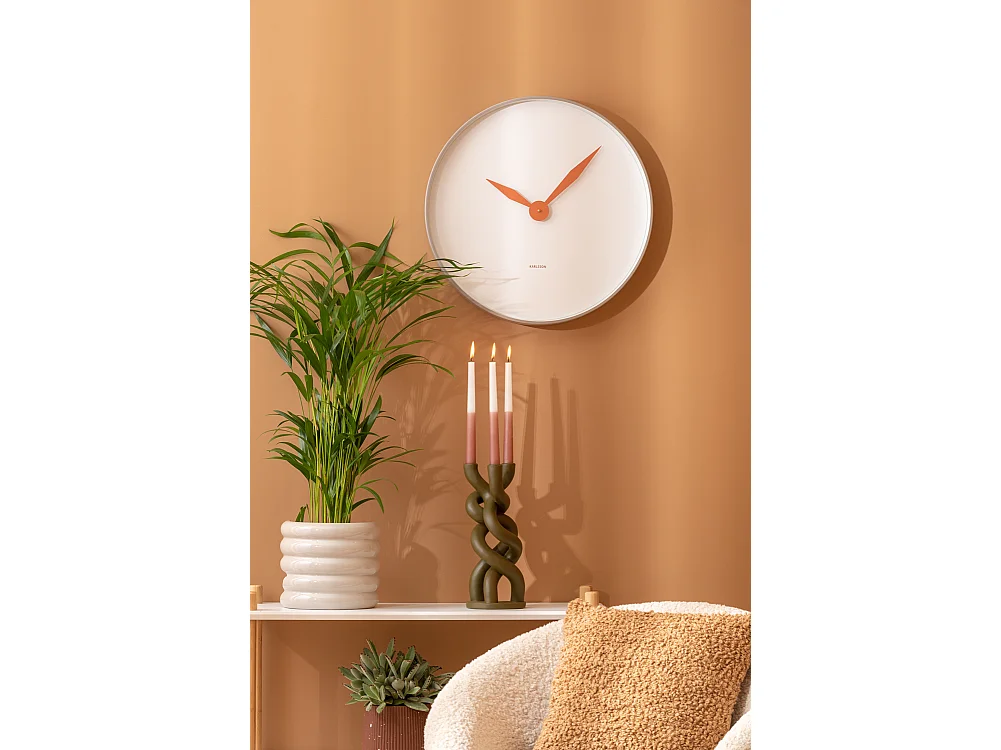 Horloge murale Albatros - Gris - Ø50cm