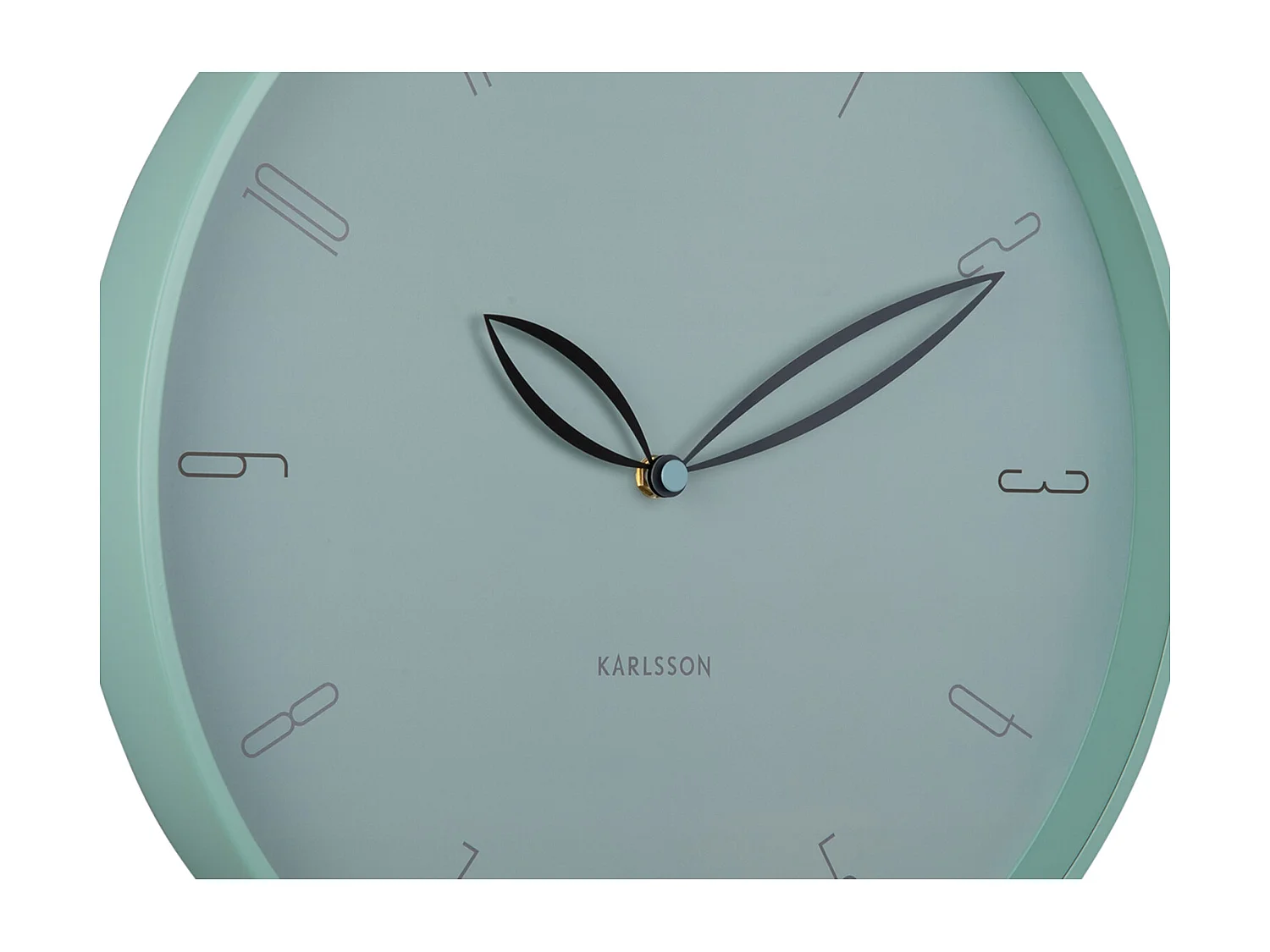 Horloge murale Pétales - Bleu brumeux - Ø40cm