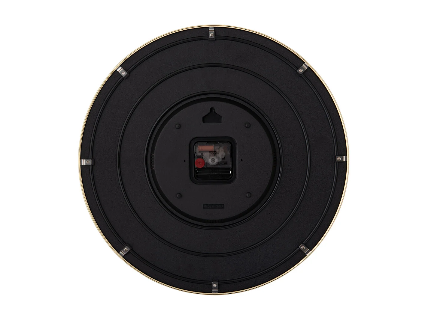 Horloge murale Candy Swirl Dome - Marron doux et blanc - Ø40cm