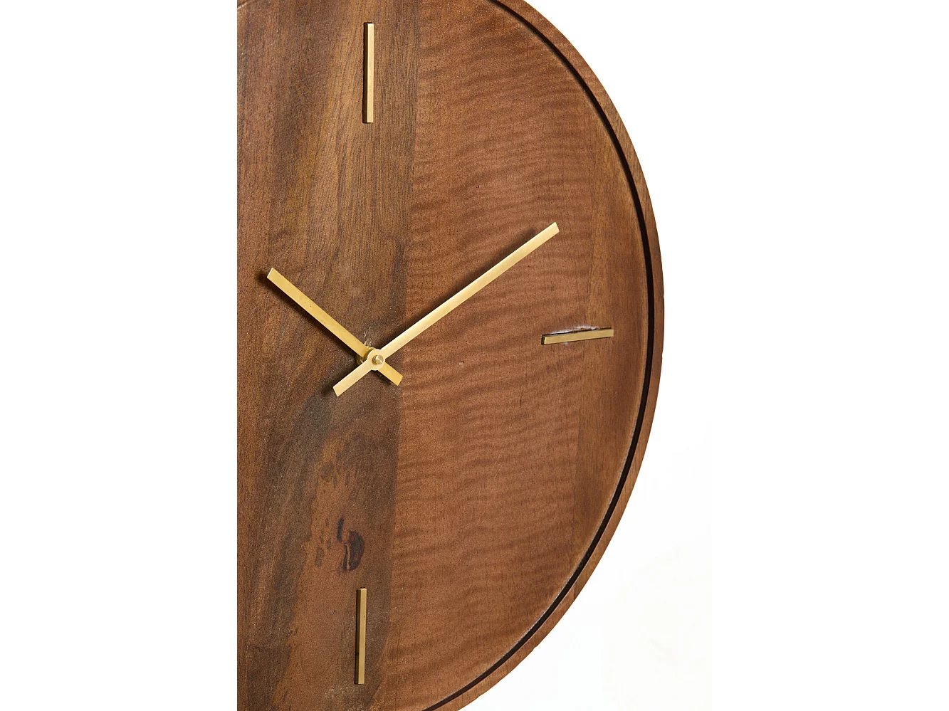 Horloge VETI - 41x6x41cm - Marron