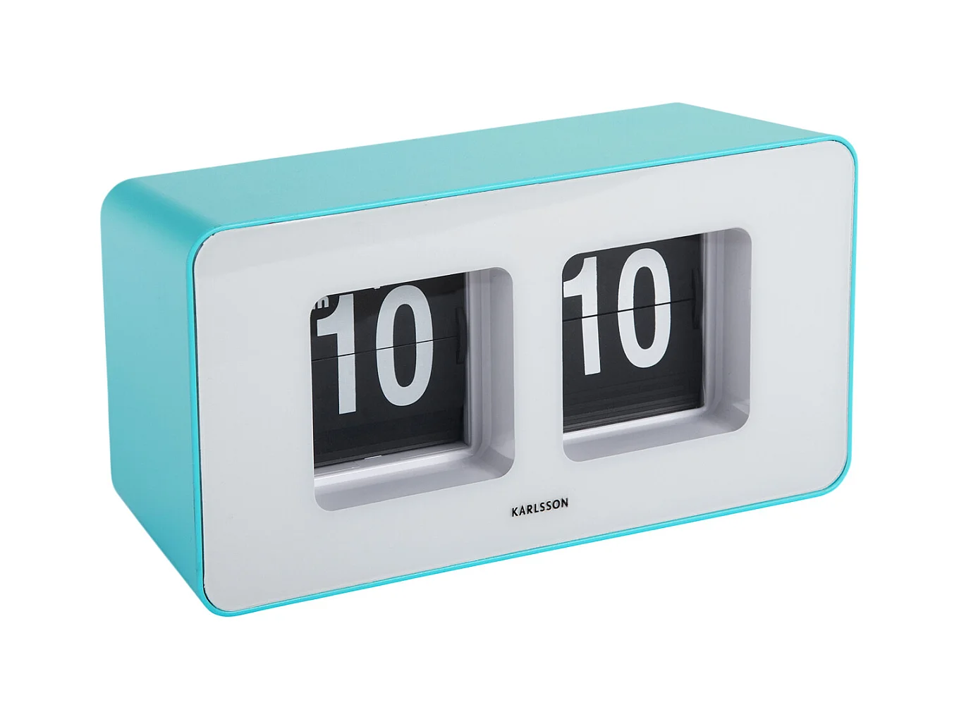 Horloge murale/de table Funky Flip - Bleu turquoise