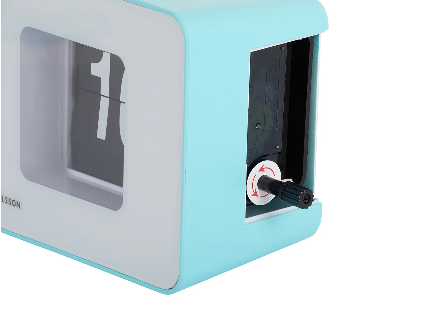 Horloge murale/de table Funky Flip - Bleu turquoise