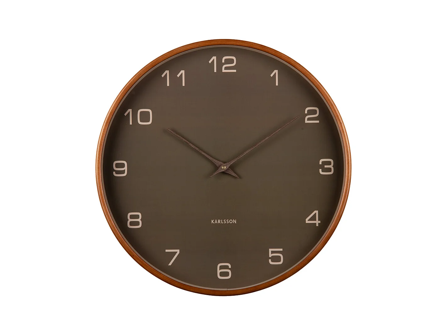Horloge murale Acento - Vert mousse - Ø40cm