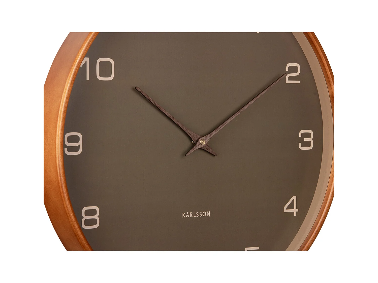 Horloge murale Acento - Vert mousse - Ø40cm