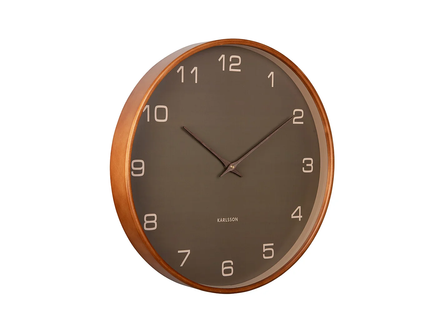 Horloge murale Acento - Vert mousse - Ø40cm