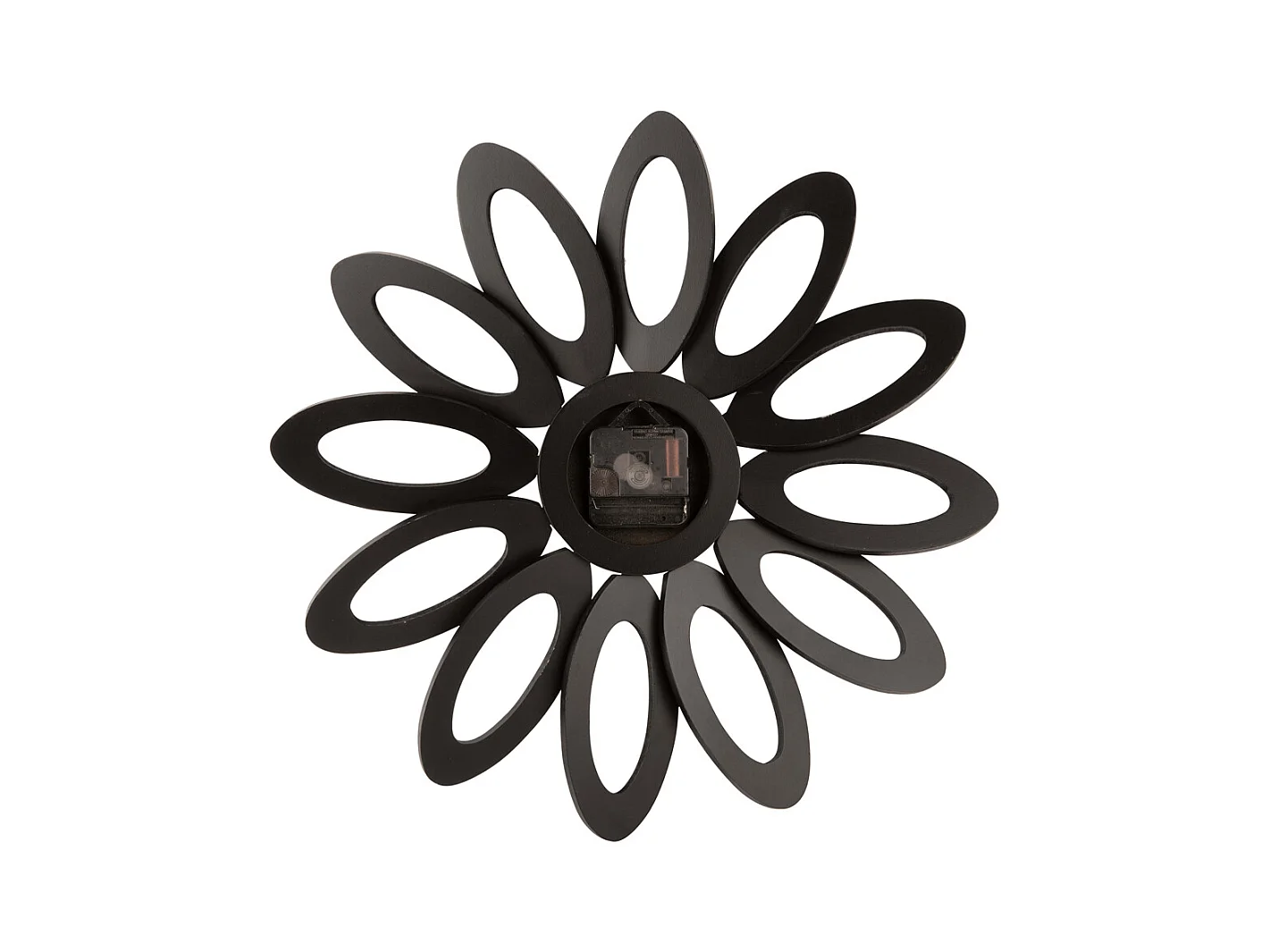 Zegar ścienny Fiore - Czarny - Ø40cm