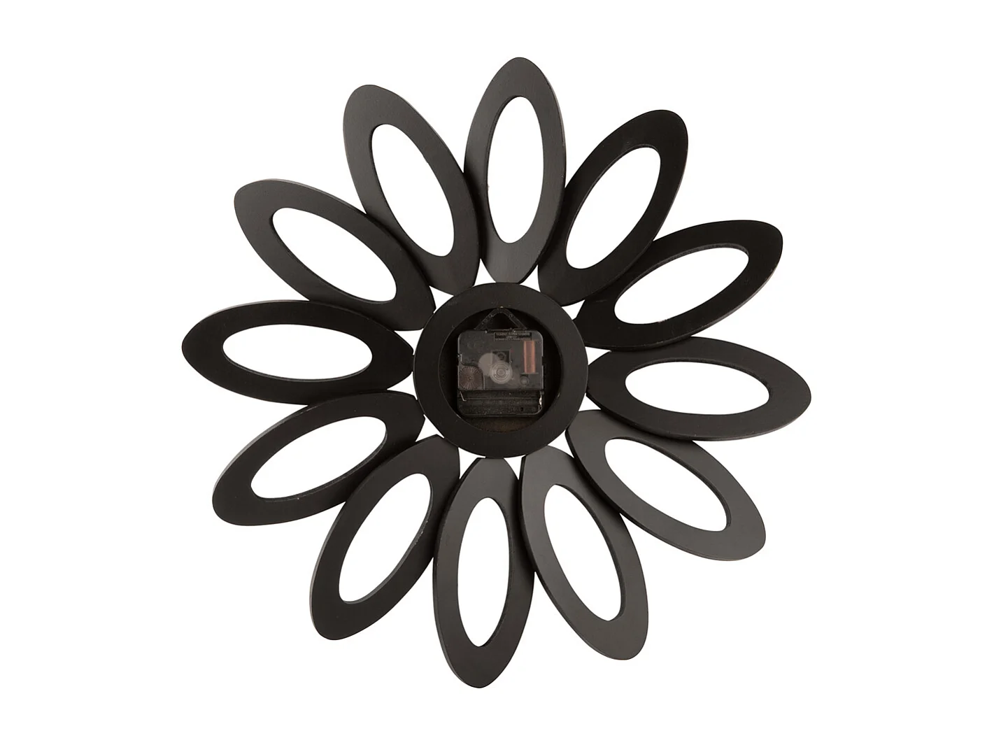 Horloge murale Fiore - Noir - Ø40cm