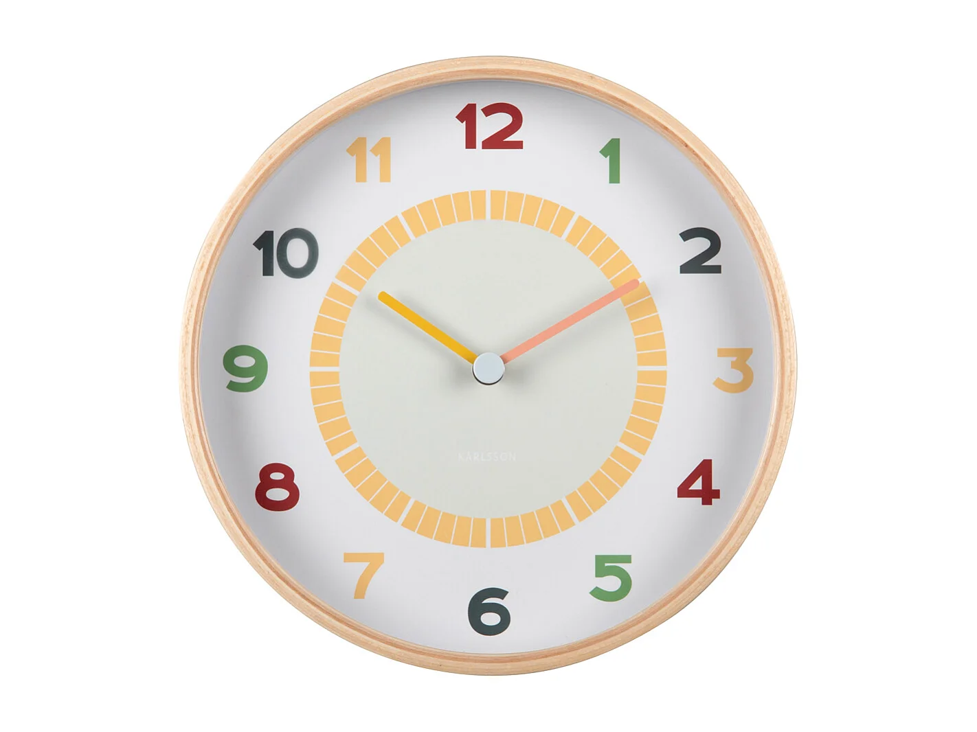 Wanduhr Chico - Mehrfarbig - Ø25cm