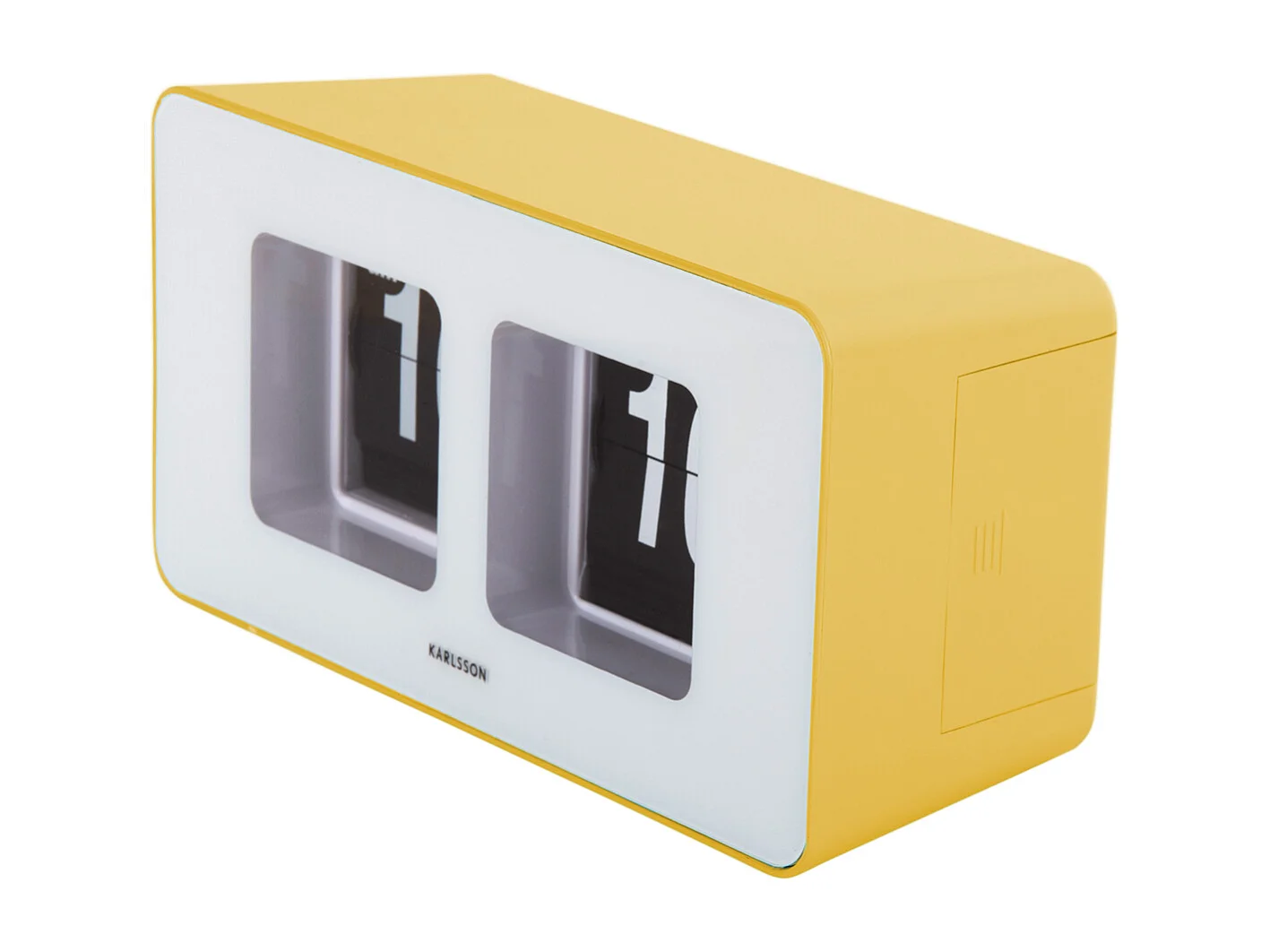 Horloge murale/de table Funky Flip - Jaune vif