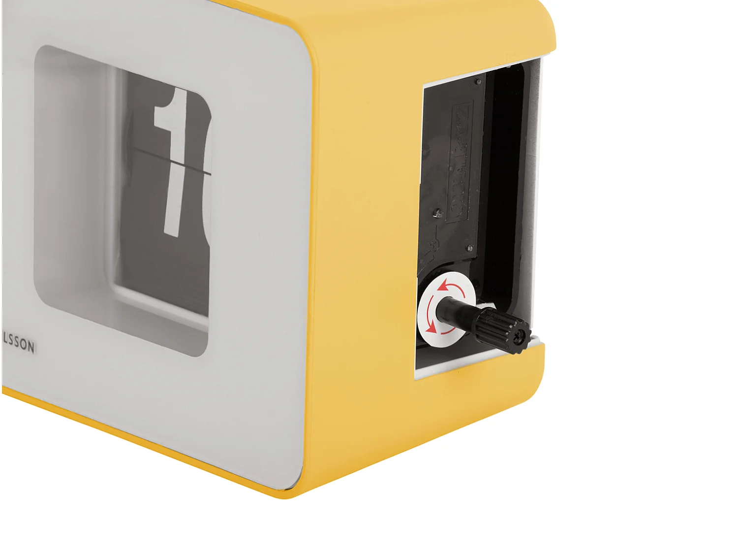 Horloge murale/de table Funky Flip - Jaune vif