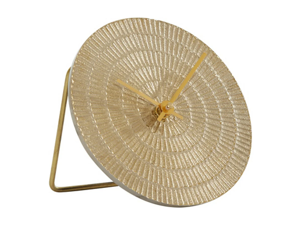 Klok BOJANO - 15.5x2x15.5cm - Goud