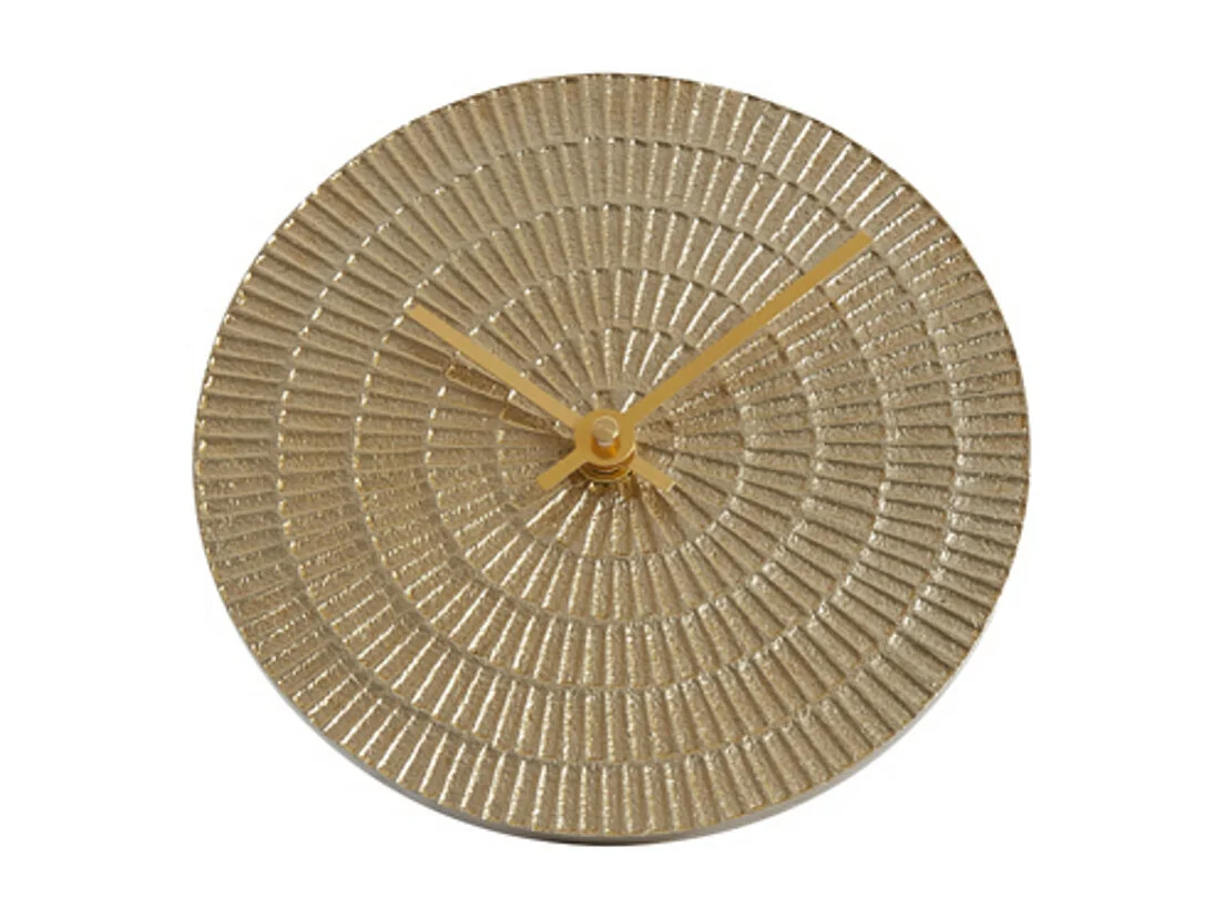 Klok BOJANO - 15.5x2x15.5cm - Goud