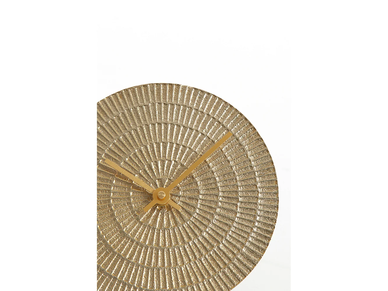 Klok BOJANO - 15.5x2x15.5cm - Goud