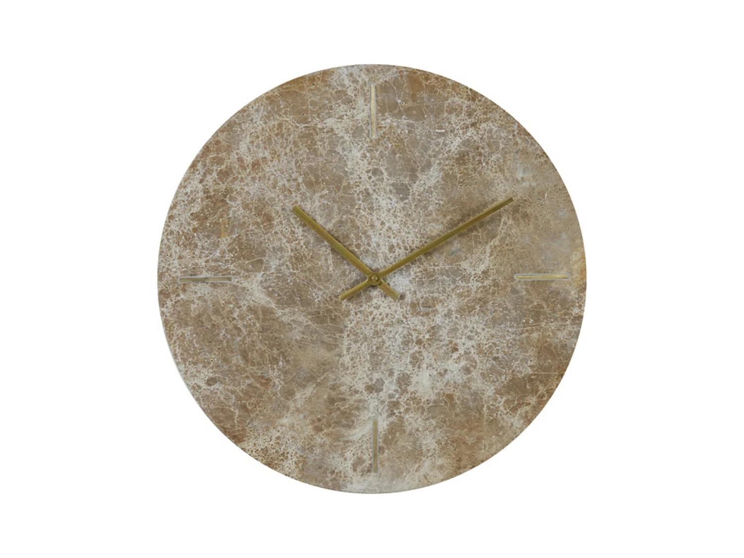 Uhr MORENO - 43x2x43cm - Braun