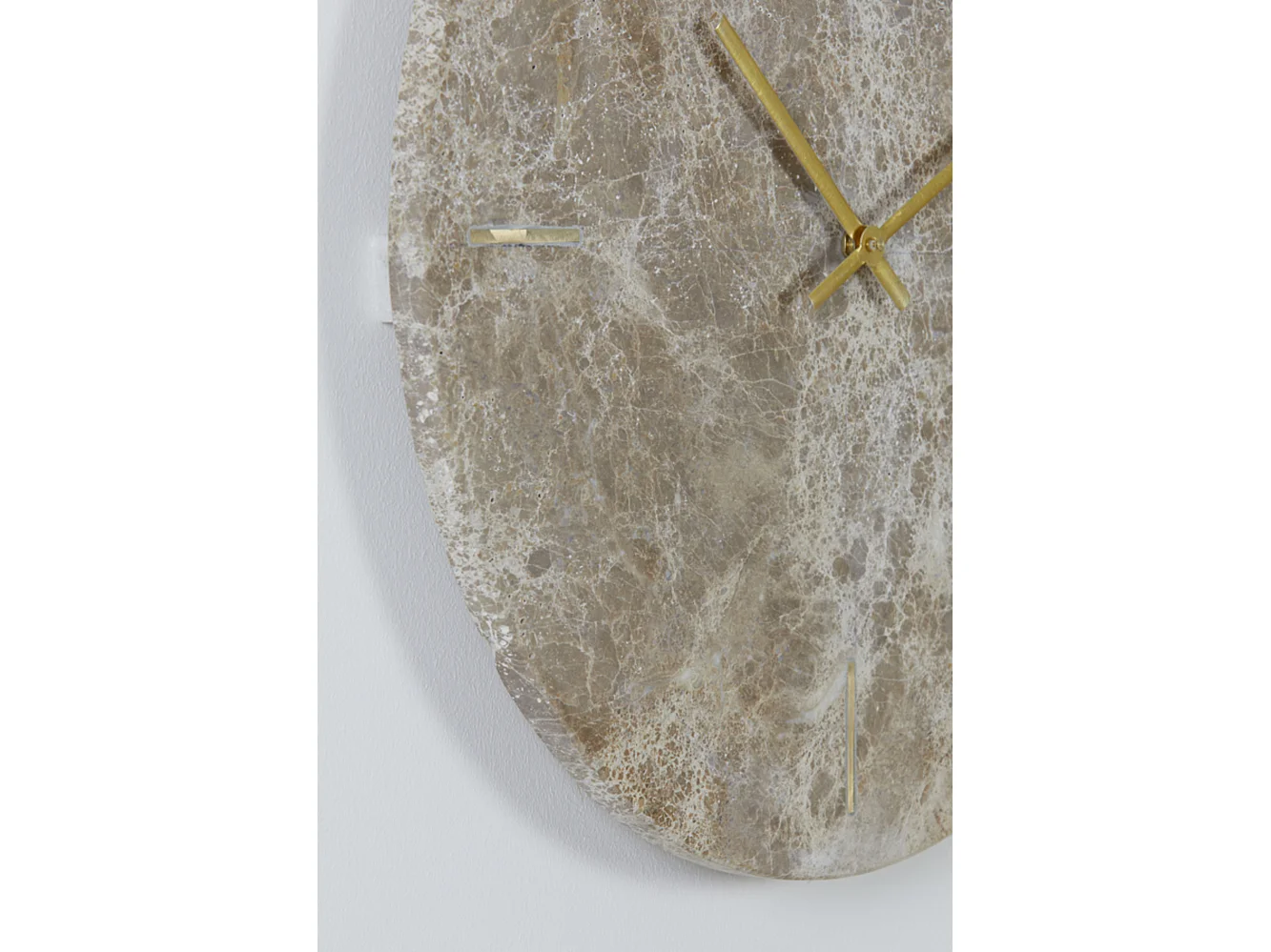 Klok MORENO - 43x2x43cm - Bruin