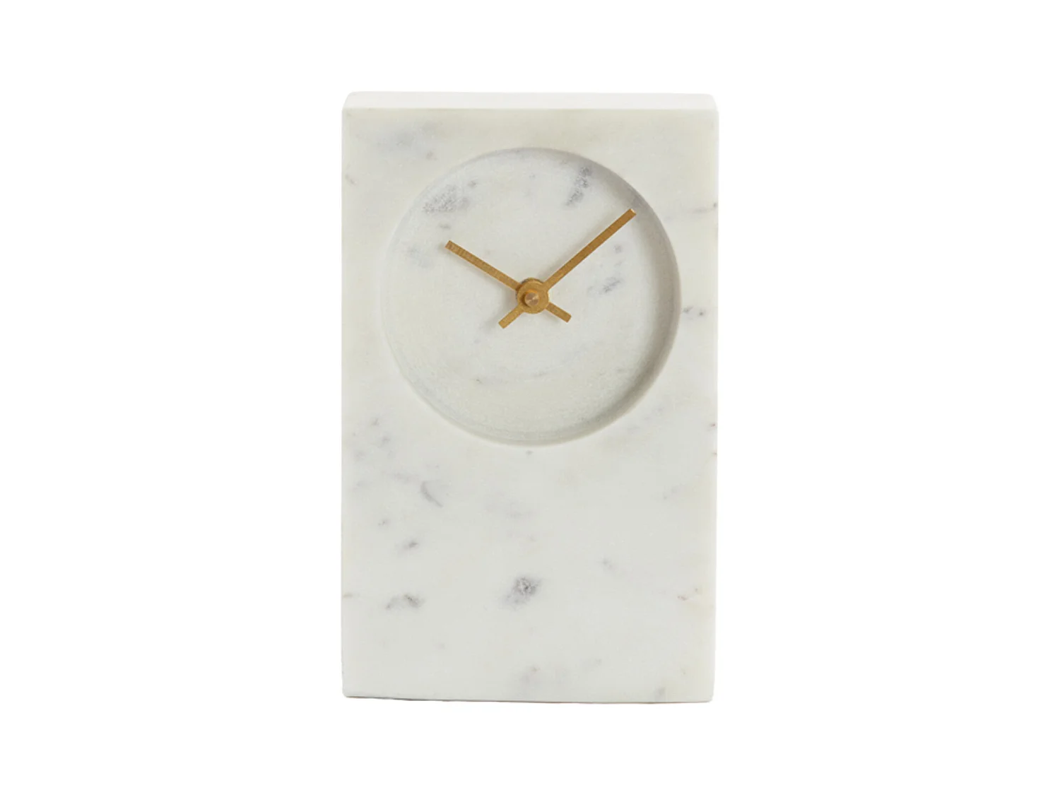 Horloge DESTINA - 13x8x20cm - Blanc