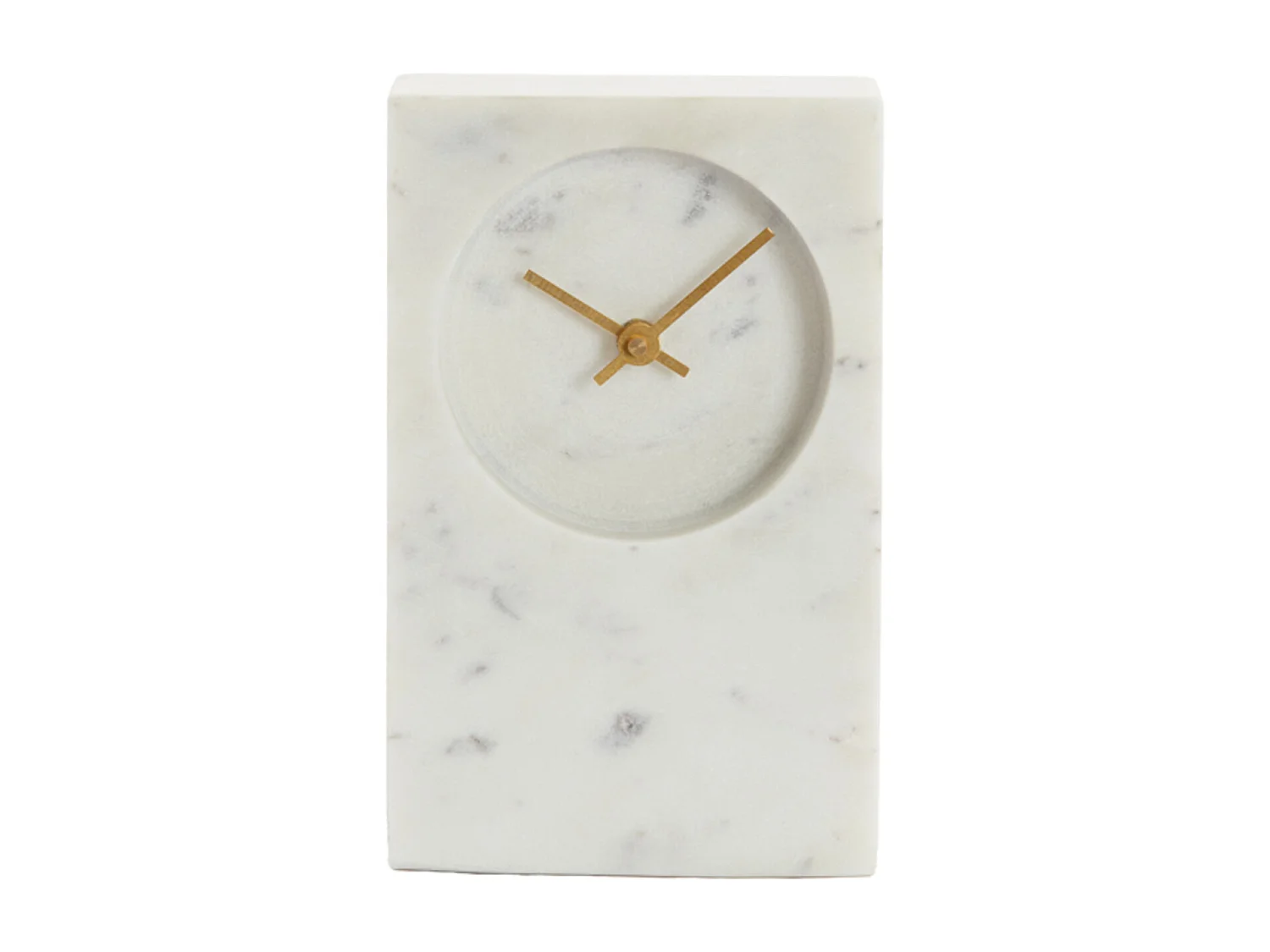 Horloge DESTINA - 13x8x20cm - Blanc
