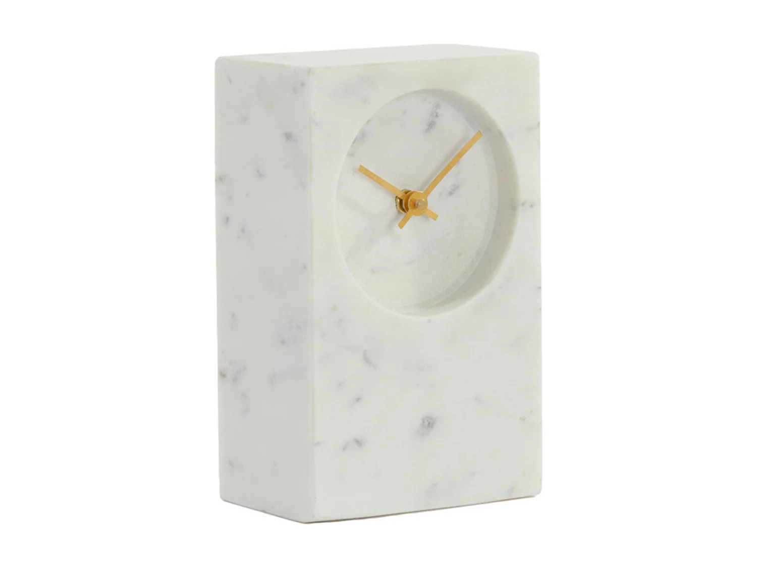 Horloge DESTINA - 13x8x20cm - Blanc